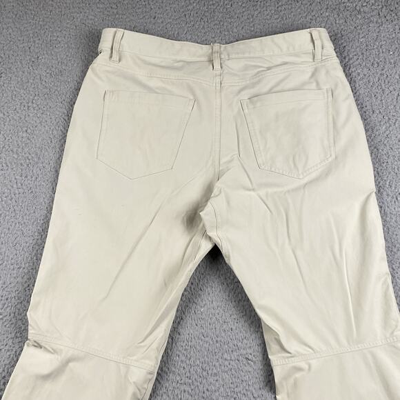 01. Algo Performance Pants Men's 32x34 Cream Beige Chino Performance Causal - Picture 13 of 13